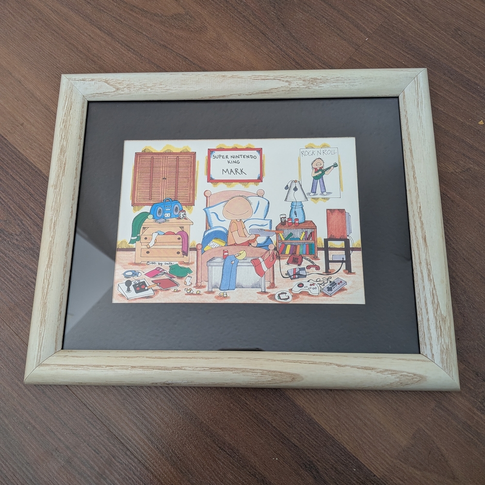 Vintage Cowboy Chuck Canada Cartoon Illustration
